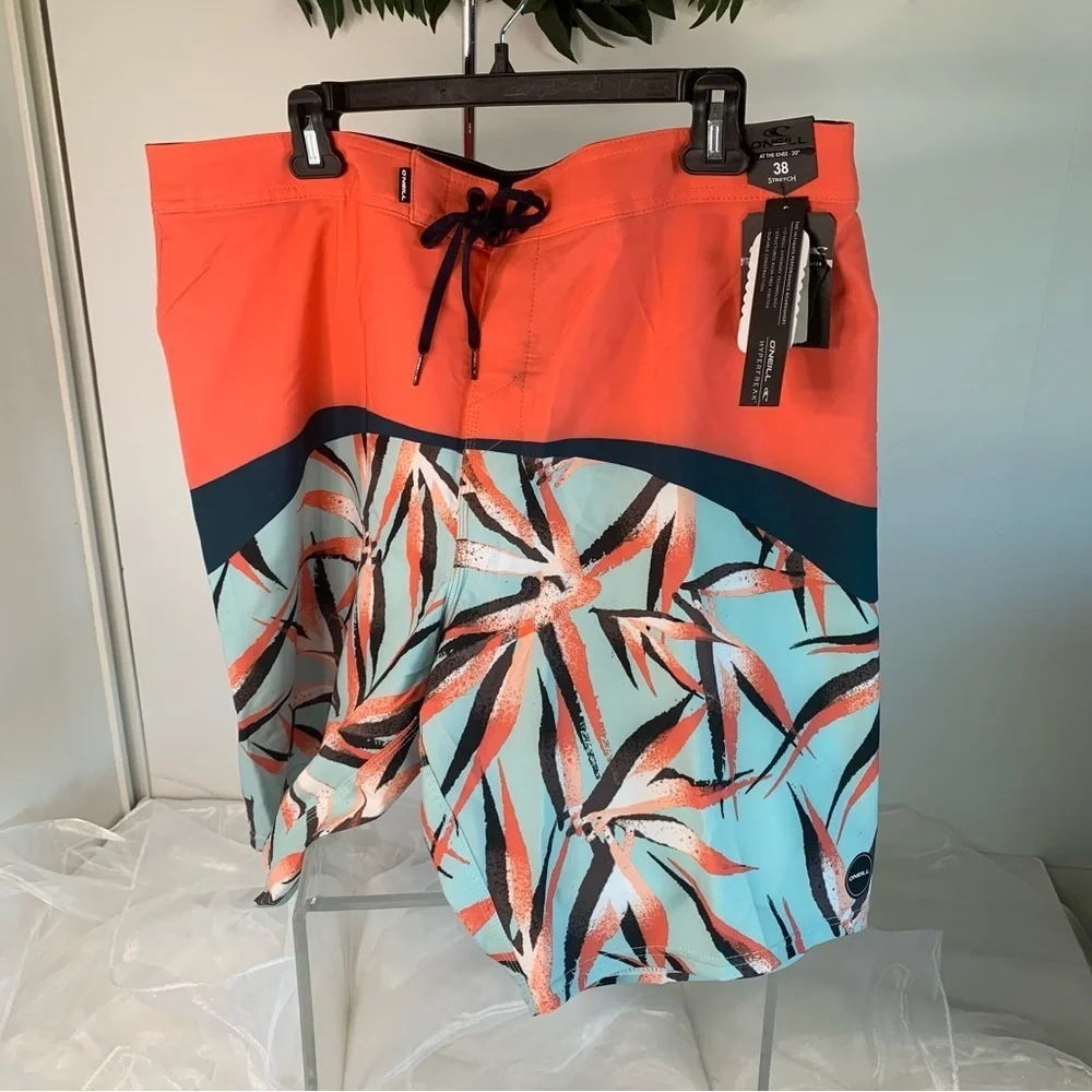 O'NEILL Men's Water Resistant Hyperfreak Stretch Swim Boardshort, 20 Inch Outsea